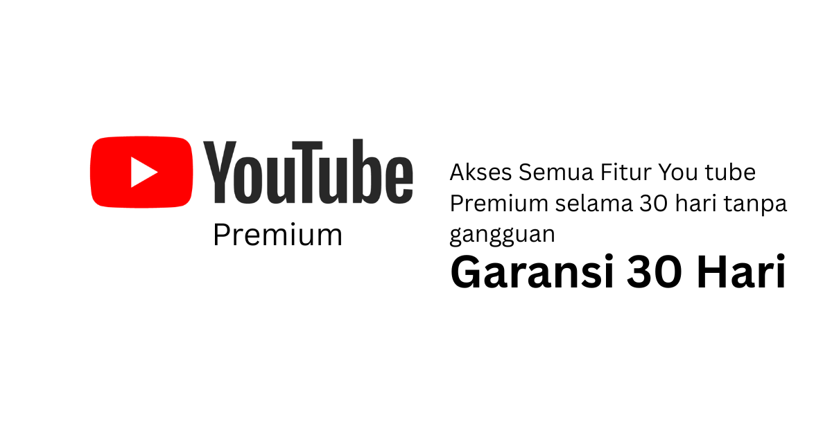 Youtube Premium 30 Days