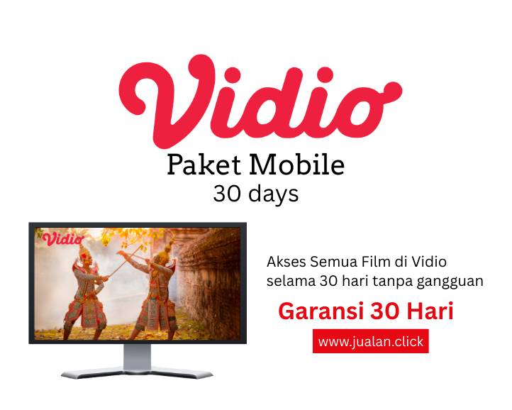 Vidio Platinum Prenium 30 Hari